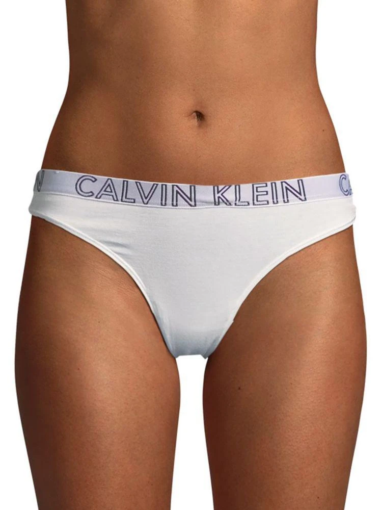 商品Calvin Klein|Ultimate Cotton Logo Thong,价格¥73,第1张图片