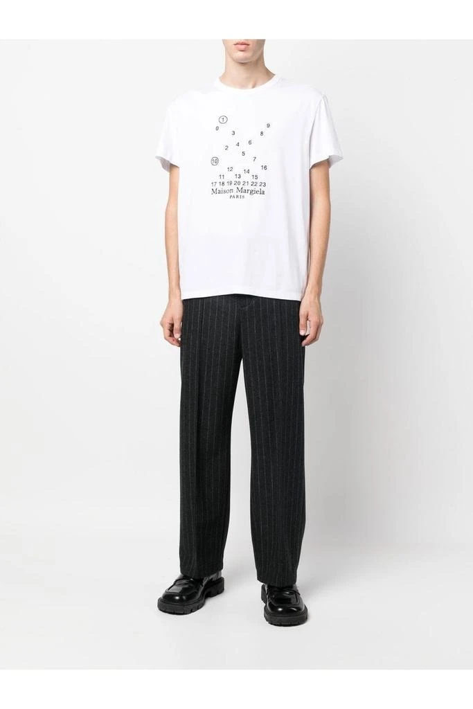 商品MAISON MARGIELA|Branding Cotton T Shirt,价格¥1629,第2张图片详细描述