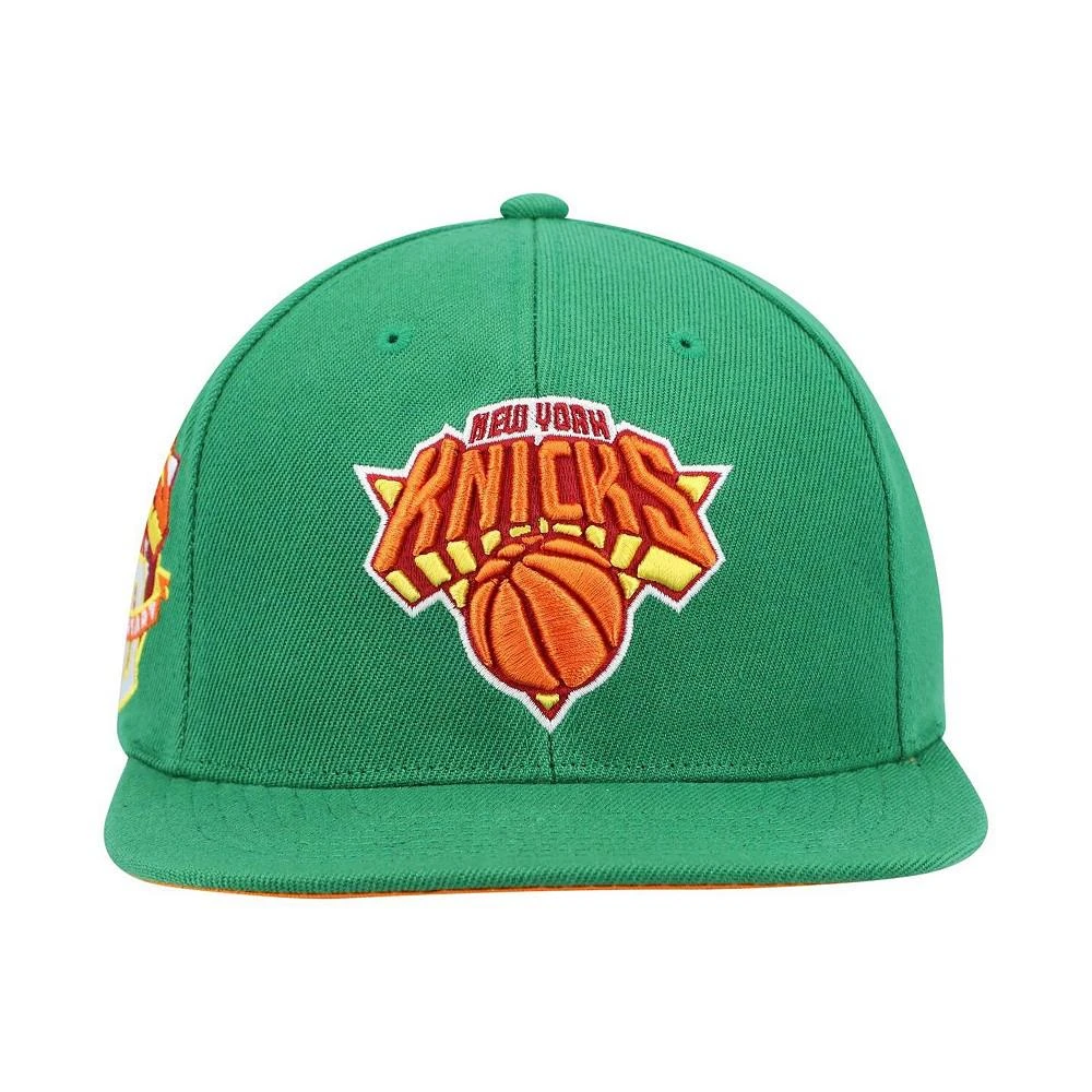 商品Mitchell & Ness|Men's Green New York Knicks 50th Anniversary Like Mike Snapback Hat,价格¥203,第3张图片详细描述