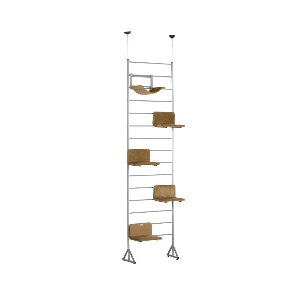 商品PawHut|9FT Adjustable Multi-Level Cat Climbing Tree Tower Scratcher Post,价格¥1679,第1张图片