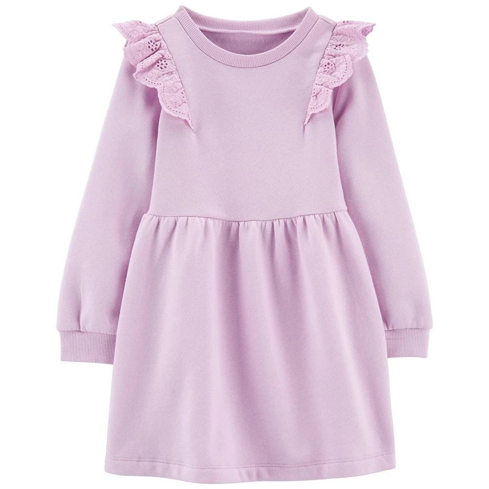 商品Carter's|Toddler Girls Long Sleeve Fleece Dress,价格¥135,第1张图片