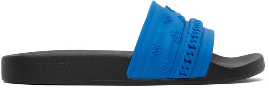 商品AMIRI|Bandana Chain Pool Sandals,价格¥979,第1张图片