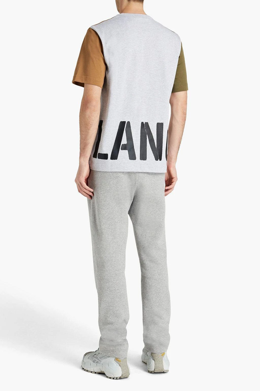 商品Helmut Lang|Embroidered printed cotton-jersey T-shirt,价格¥248,第3张图片详细描述