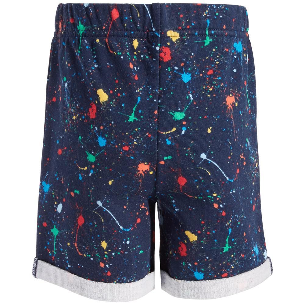 商品First Impressions|Baby Boys Splatter-Print Shorts, Created for Macy's,价格¥37,第4张图片详细描述