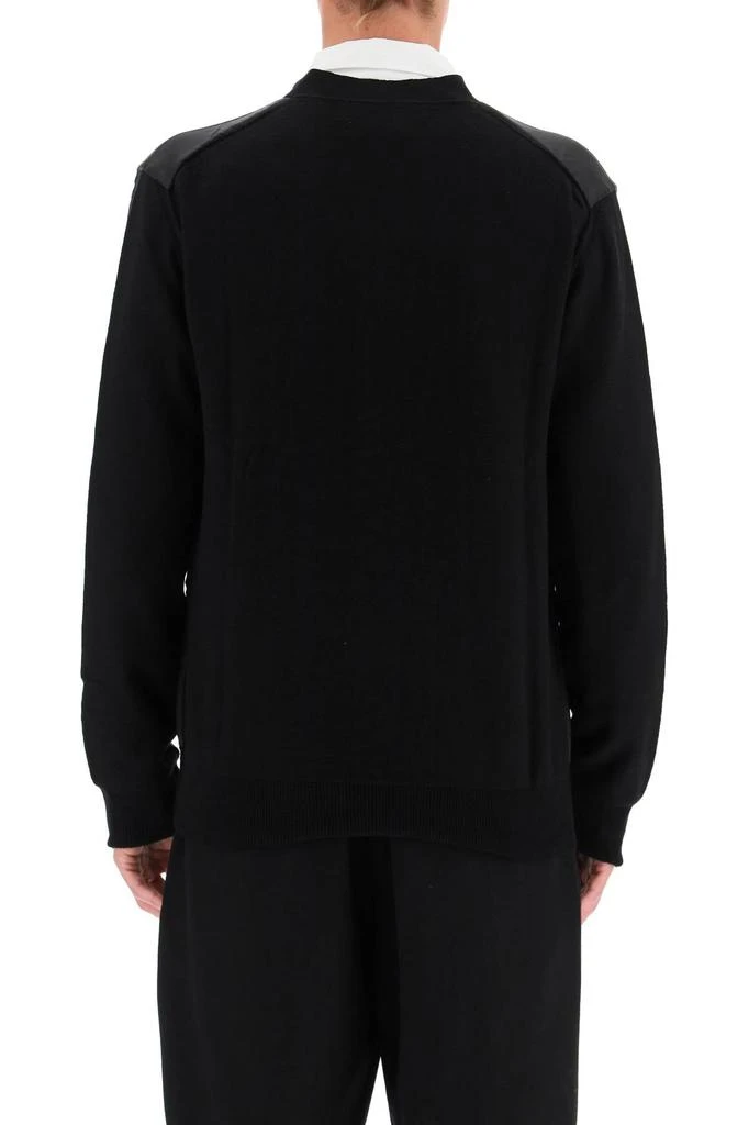 商品Comme des Garcons|Comme des garcons homme plus wool and cupro cardigan,价格¥2967,第3张图片详细描述