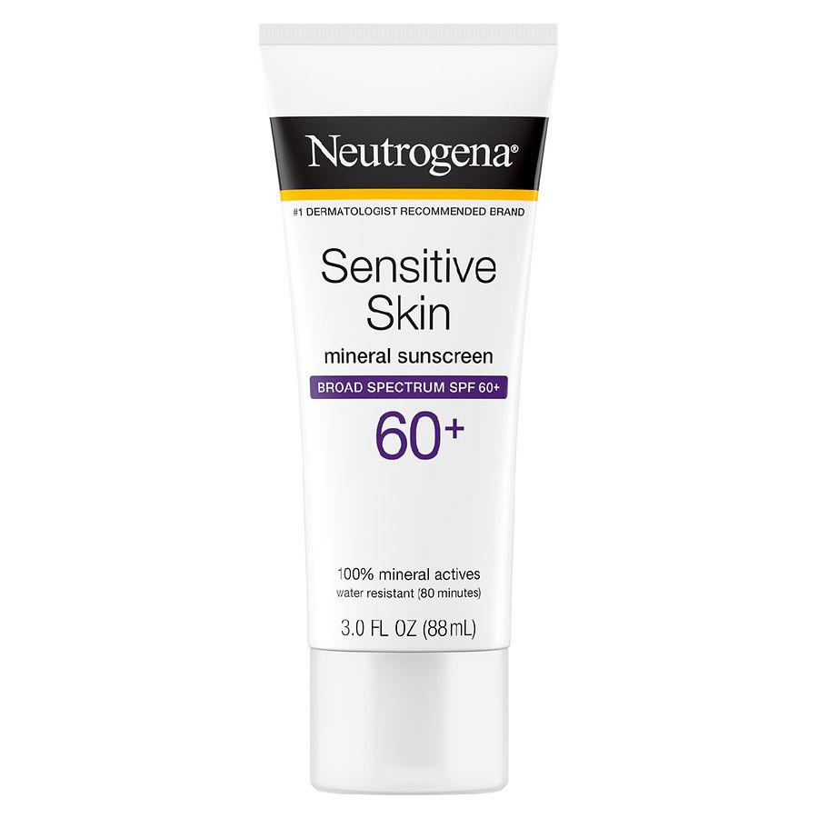 Sensitive Skin Mineral Sunscreen Lotion SPF 60+ Fragrance-Free商品第1张图片规格展示