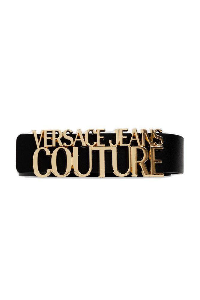 商品Versace|Versace Jeans Couture Logo-Plaque Buckle Belt,价格¥615-¥702,第1张图片