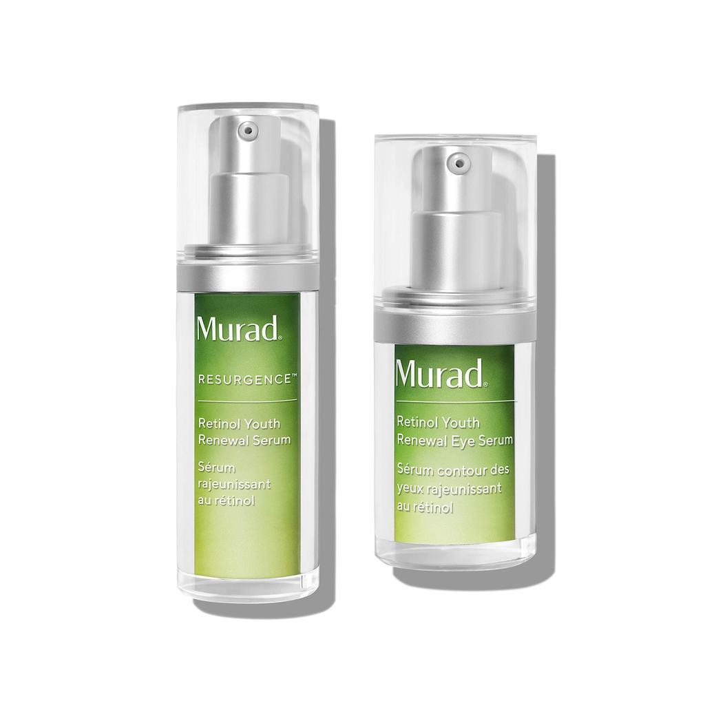 商品Murad|Murad Resurgence Retinol Youth Renewal Eye Serum and Retinol Youth Renewal Serum - Anti-Aging Treatment for Crow's Feet, Lines and Wrinkles, Smoother Looking Skin,价格¥1102,第1张图片