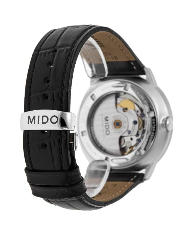 商品MIDO|Mido Commander Chronometer Silver Dial Leather Strap Men's Watch M021.431.16.031.00,价格¥6595,第4张图片详细描述