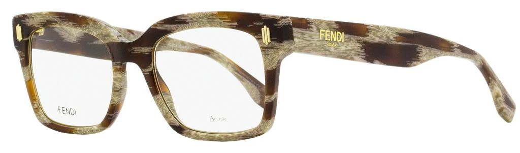 商品Fendi|Fendi Women's Rectangular Eyeglasses FF0444 VTH Animal Havana 51mm,价格¥1093,第1张图片
