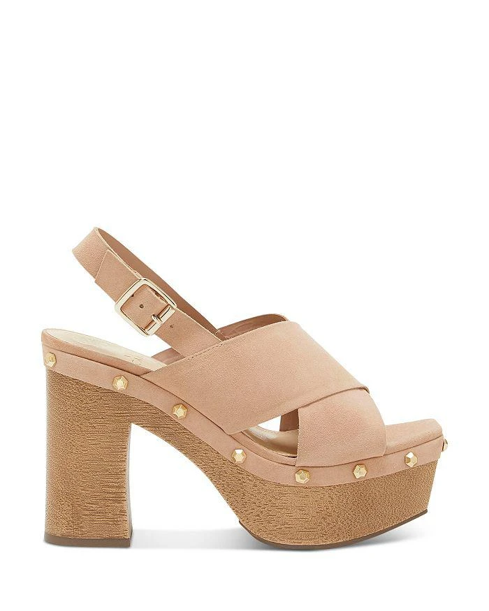 商品Vince Camuto|Women's Jenevya Square Toe Crossover High Heel Platform Sandals,价格¥288,第2张图片详细描述