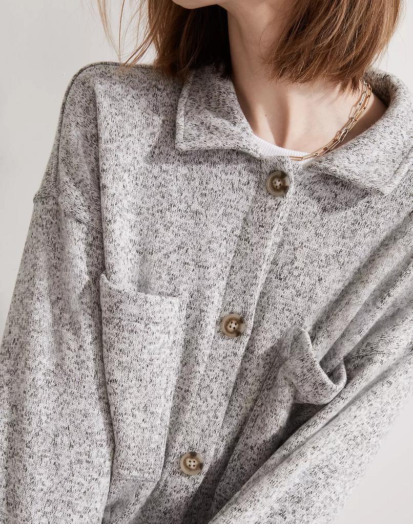 商品Madewell|MWL (Re)sourced Sweater Fleece Shirt-Jacket,价格¥538,第6张图片详细描述