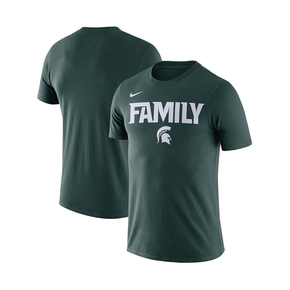 商品NIKE|Men's Green Michigan State Spartans Family T-shirt,价格¥185,第1张图片