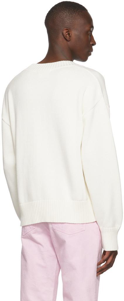 商品AMI|White Ami de Cœur Sweater,价格¥2882,第5张图片详细描述