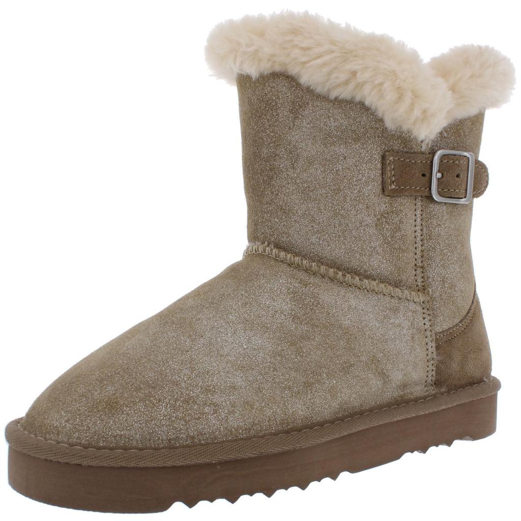 Style & Co. Womens Tiny 2 Suede Faux Fur Lined Winter Boots商品第2张图片规格展示