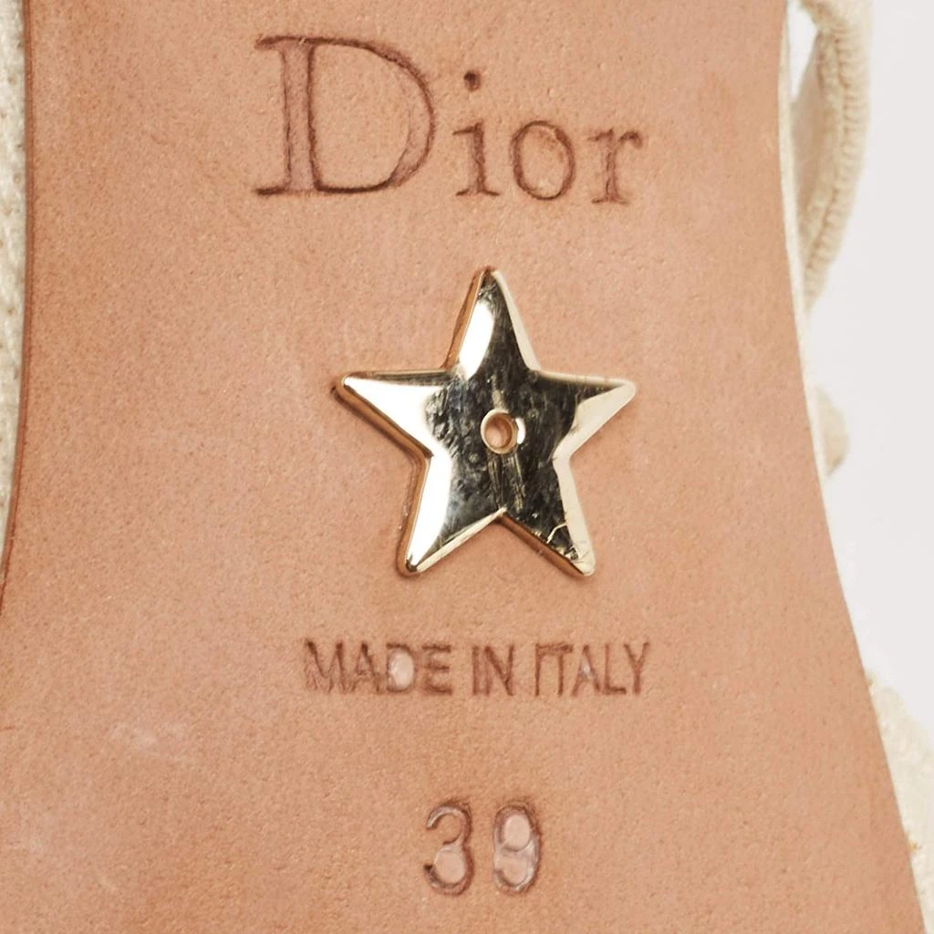 Dior Cream Embroidered Mesh Dior Capture Mules Size 39 商品