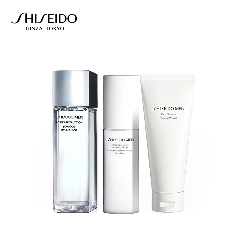 商品[国内直发] Shiseido|资生堂（SHISEIDO）男士护肤品套装 (洗面奶+水+乳) 补水保湿三件套,价格¥789,第1张图片