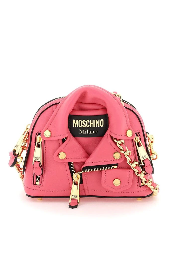 商品Moschino|Moschino Mini Biker Jacket Crossbody Bag,价格¥4792,第1张图片