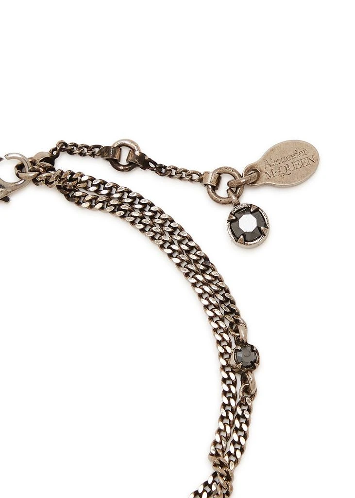 商品Alexander McQueen|Skull-embellished layered bracelet,价格¥1862,第4张图片详细描述