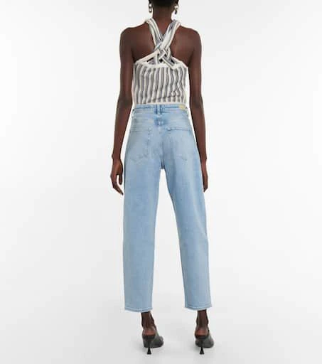 商品AG Jeans|Balloon高腰直筒牛仔裤,价格¥1283,第3张图片详细描述