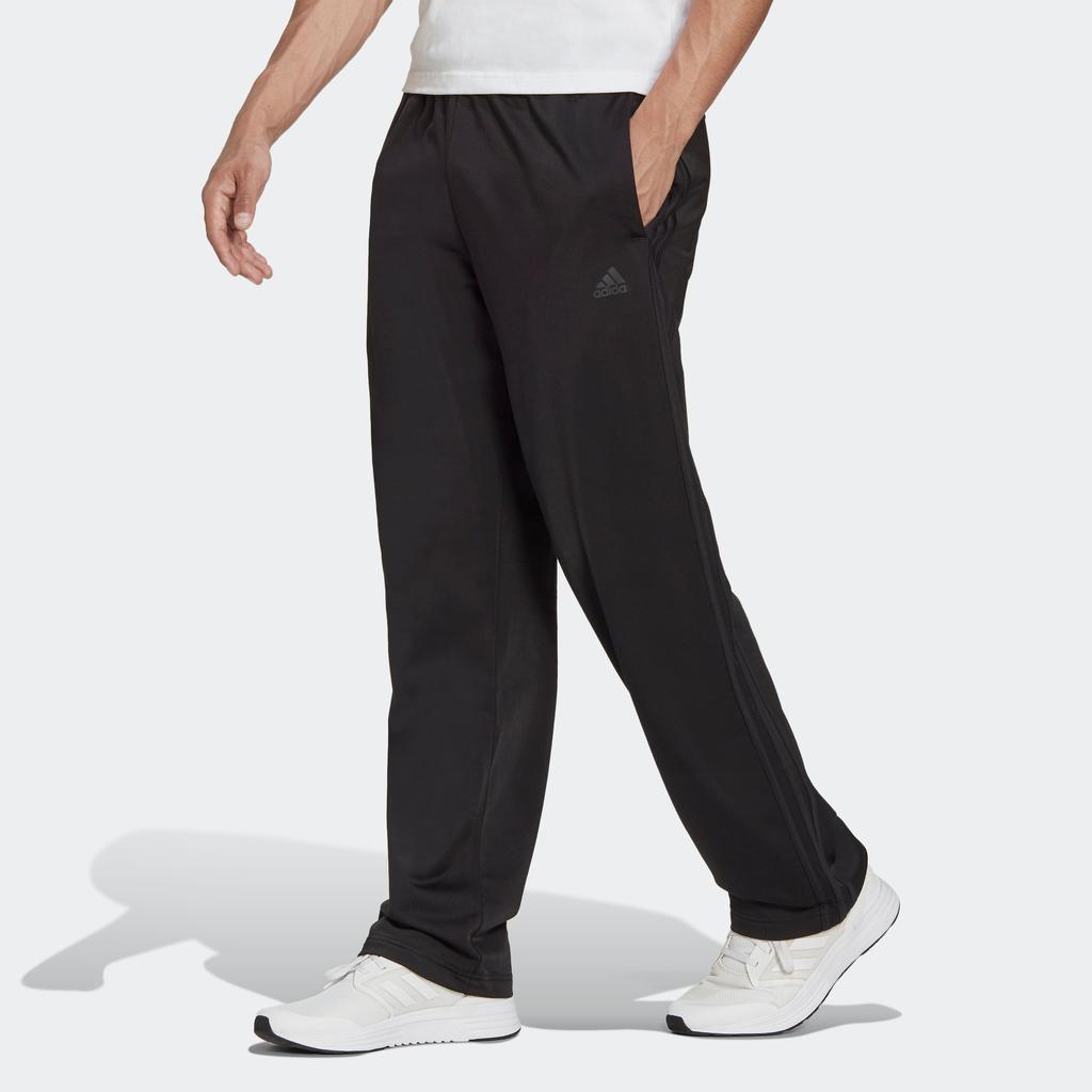 商品Adidas|Men's adidas Primegreen Essentials Warm-Up Open Hem 3-Stripes Track Pants,价格¥286,第3张图片详细描述