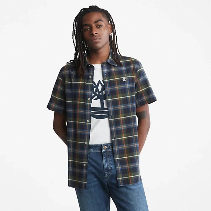 商品Timberland|Outdoor Heritage Plaid Shirt for Men in Navy,价格¥759,第1张图片