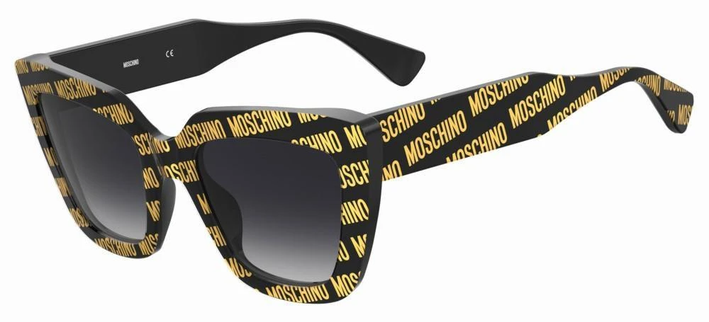 商品Moschino|Moschino Eyewear Allover Logo Cat Eye Frame Sunglasses,价格¥915,第2张图片详细描述