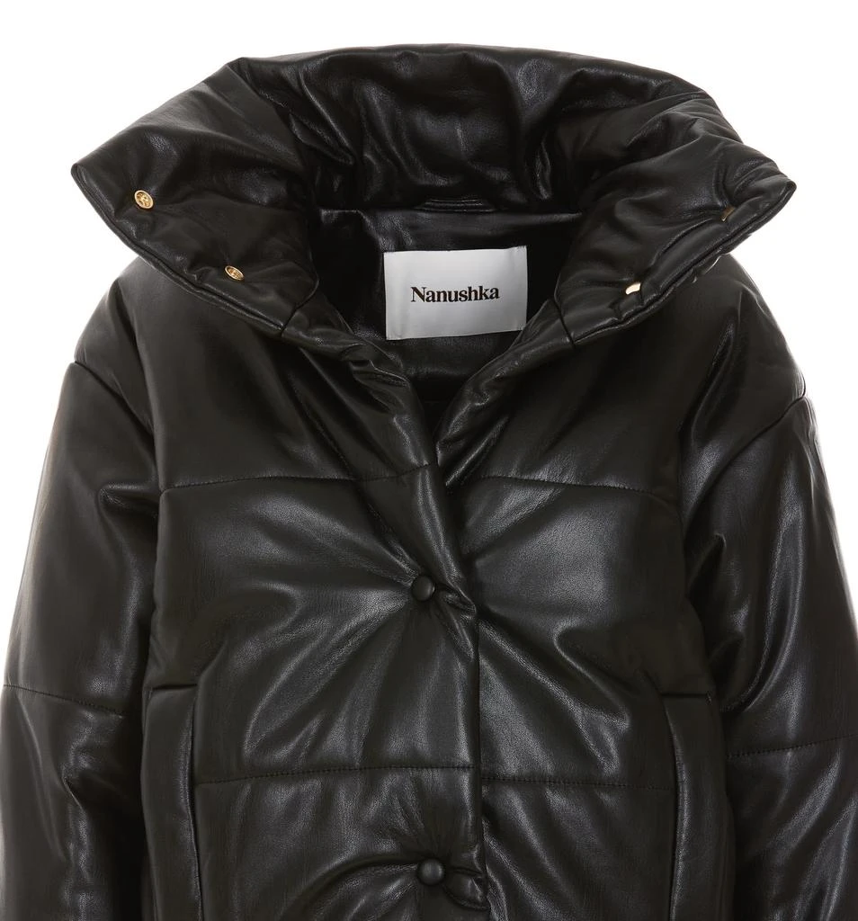 商品Nanushka|Nanushka Hide Leather Down Jacket,价格¥3946,第4张图片详细描述