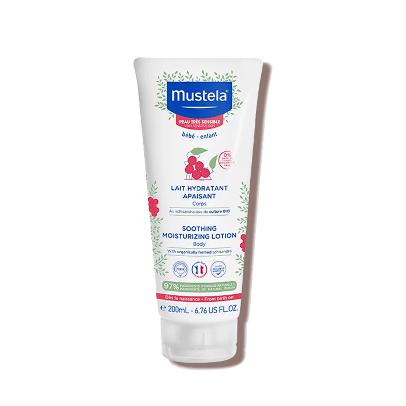 商品Mustela|Mustela妙思乐舒缓御敏身体润肤乳200ml 婴幼儿童宝宝身体乳,价格¥181,第1张图片