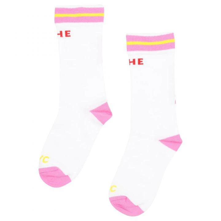 商品Marc Jacobs|White Socks With Pink Trim,价格¥64,第1张图片