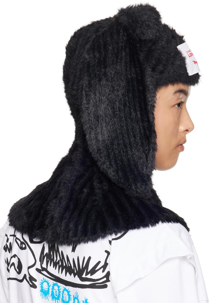 【Charles Jeffrey LOVERBOY】Fluffy Ears Balaclavaフーディー FLUFFY EARS BALACLAVA JUMPER