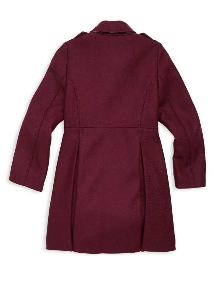 商品Burberry|Little Girl's & Girl's Frieda Double Breasted Coat,价格¥1948,第2张图片详细描述