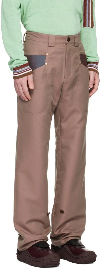 商品Kiko Kostadinov|Brown McNamara Trousers,价格¥2014,第2张图片详细描述