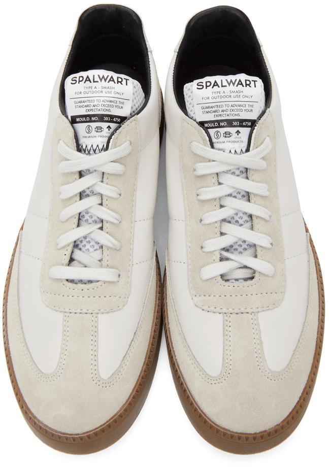 商品Spalwart|White Smash Low Sneakers,价格¥3663,第7张图片详细描述