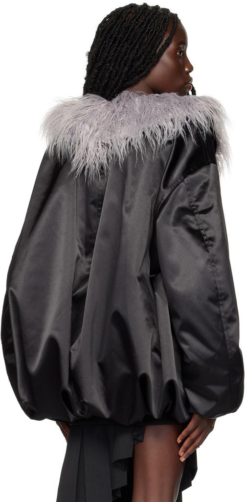 黑色 Oversized 夹克商品第3张图片规格展示