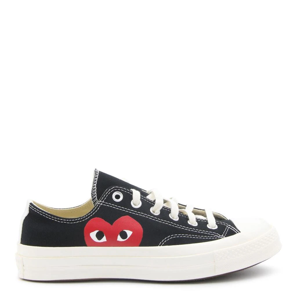 商品Comme des Garcons|COMME DES GARCONS PLAY CONVERSE Sneakers Black,价格¥1032,第1张图片