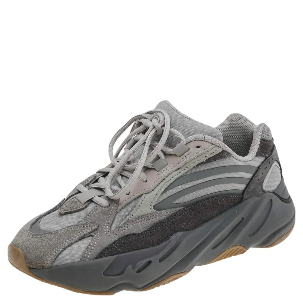 商品[二手商品] YEEZY|Yeezy x Adidas Grey Suede And Fabric Boost 700 V2 Tephra Sneakers Size 40,价格¥1215,第1张图片