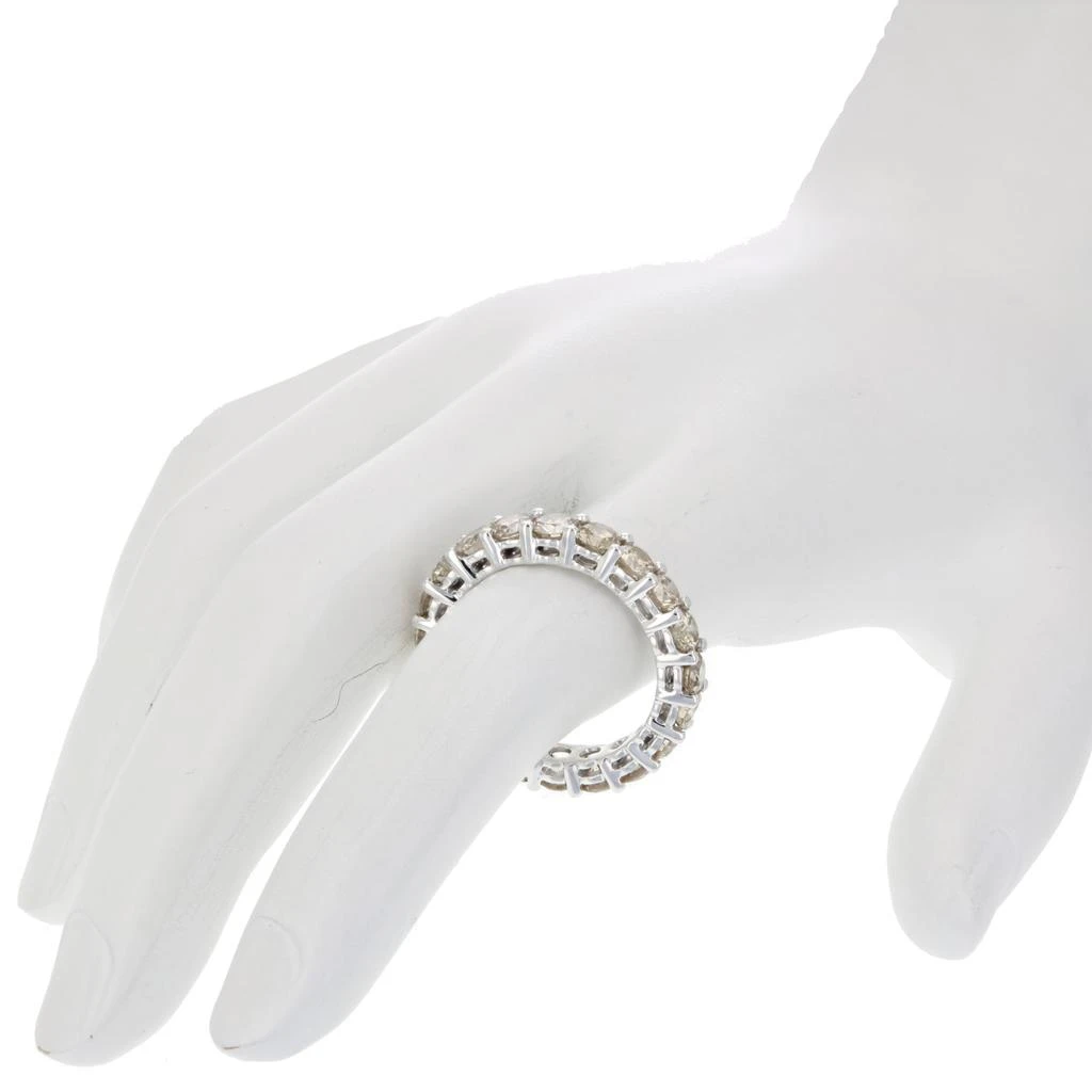 商品Vir Jewels|3 cttw Champagne Diamond Eternity Ring Wedding Band 14K Yellow Gold,价格¥12401,第2张图片详细描述
