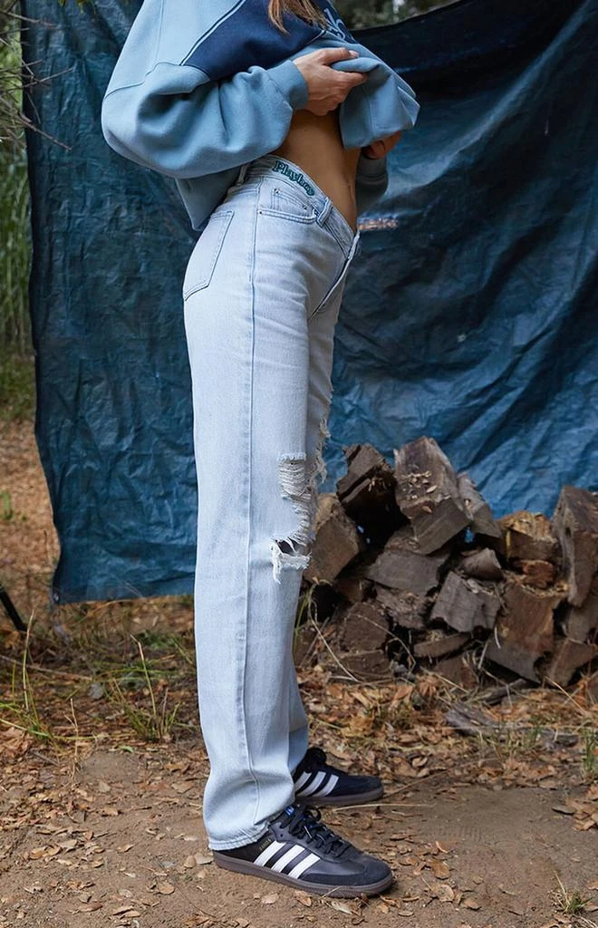 商品Playboy|By PacSun Cloud Ten V Dip Boyfriend Jeans,价格¥388,第2张图片详细描述