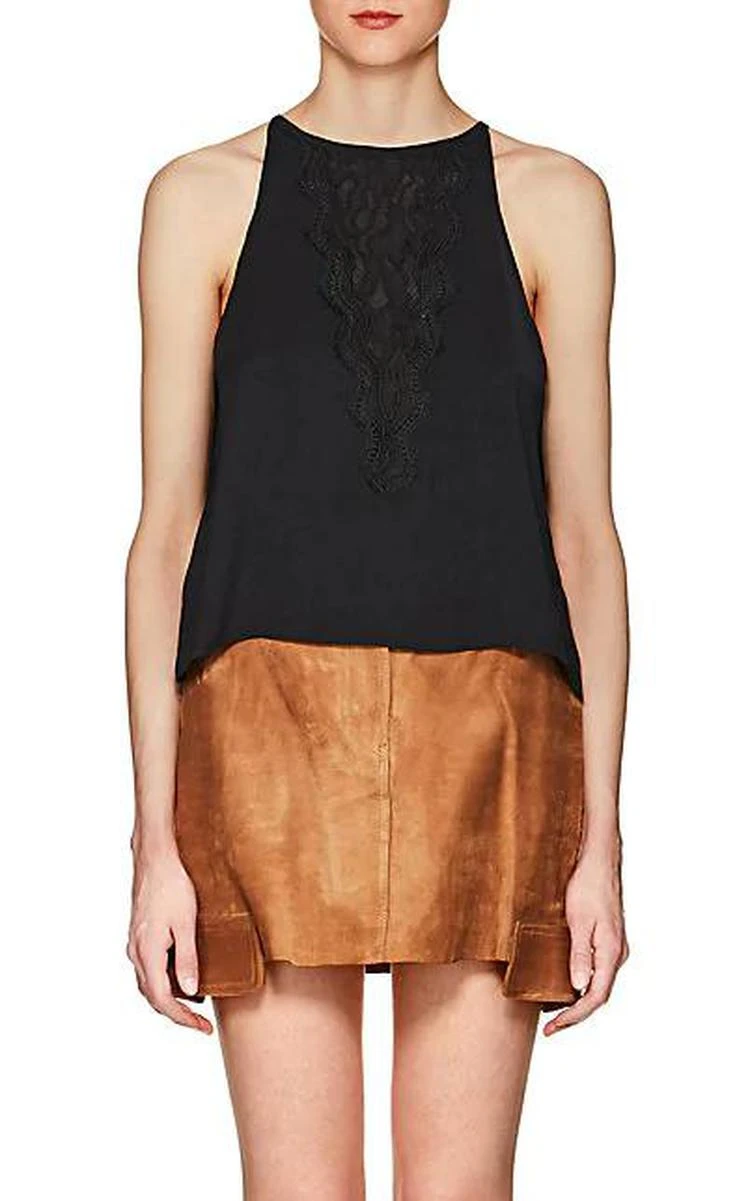 商品Ramy Brook|Mona Crepe Halter Top,价格¥449,第1张图片