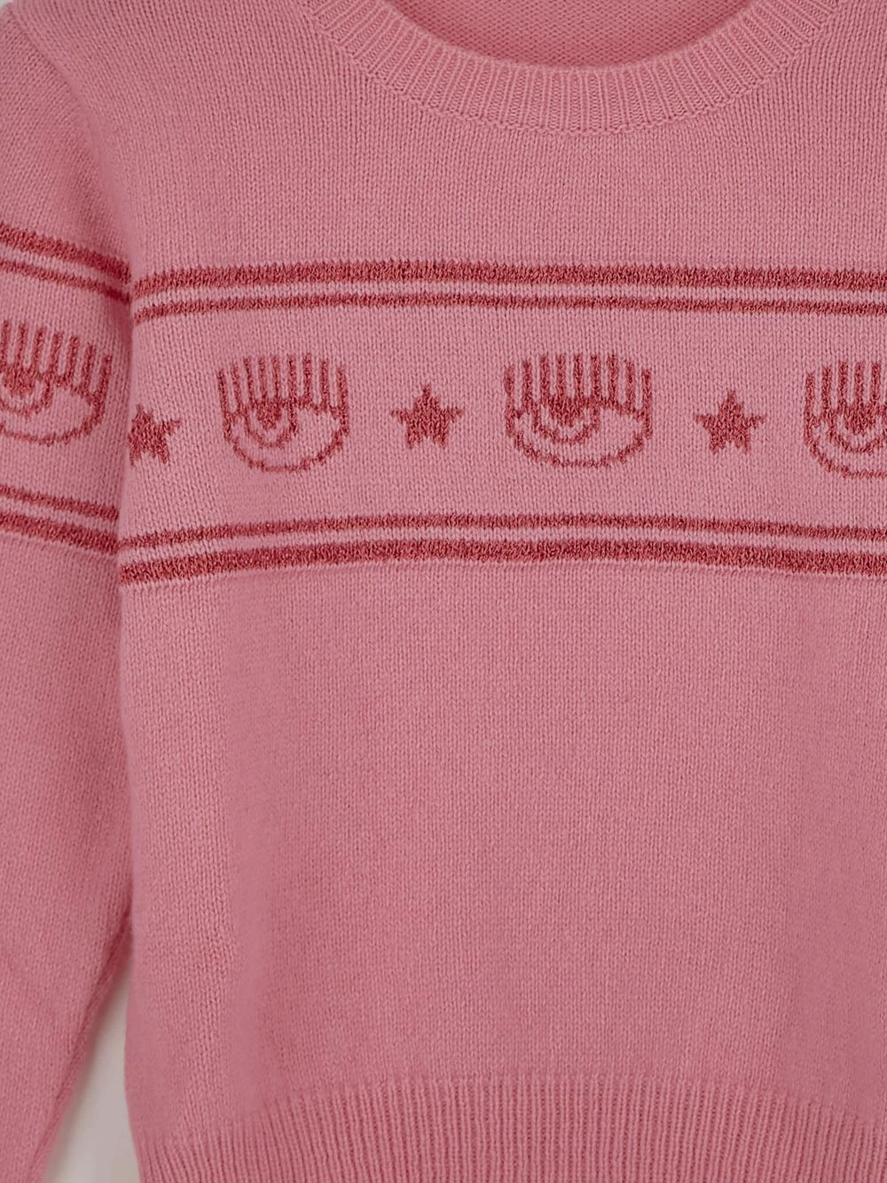 商品【商品预售7天】 Chiara Ferragni|Chiara Ferragni 女童针织毛衣 59062400600095 粉红色,价格¥781,第5张图片详细描述