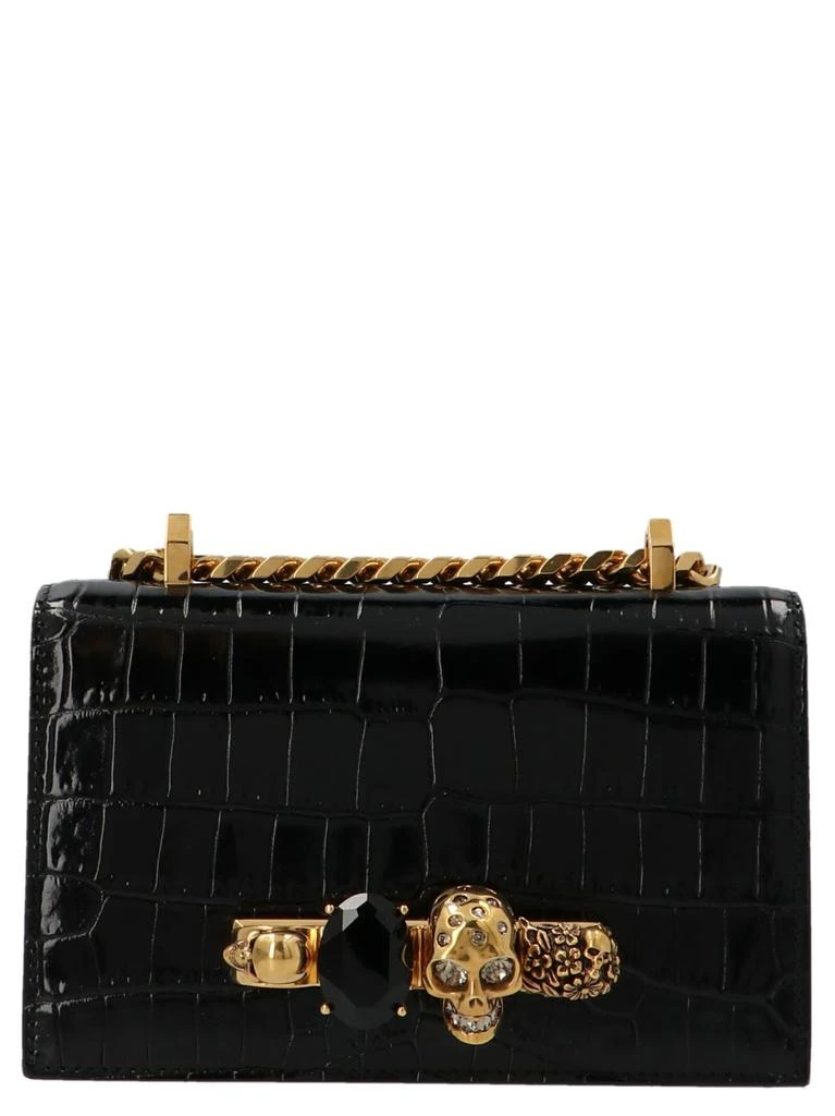 商品Alexander McQueen|Alexander McQueen Jewelled Mini Satchel Bag,价格¥9433,第1张图片