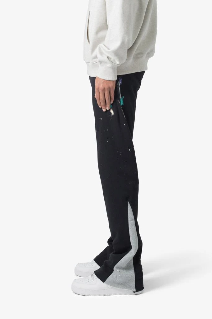 商品MNML|Contrast Bootcut Sweatpants - Black,价格¥210,第4张图片详细描述