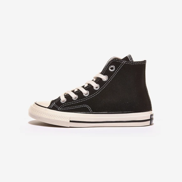 商品Converse|【Brilliant|包邮包税】匡威 CHUCK 70 HI 儿童  运动鞋 帆布鞋  368983C BLACK/BLACK/EGRET,价格¥490,第1张图片