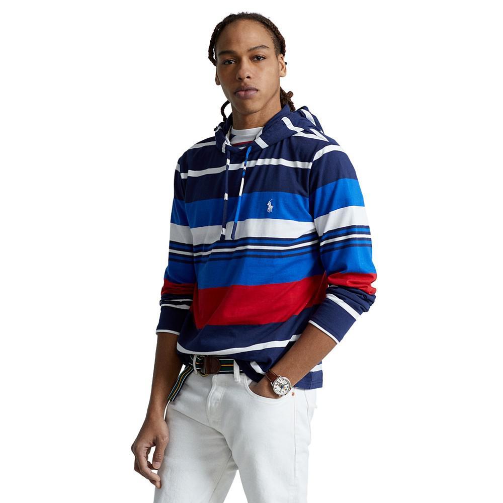 商品Ralph Lauren|Men's Striped Jersey Hooded T-Shirt,价格¥512,第1张图片
