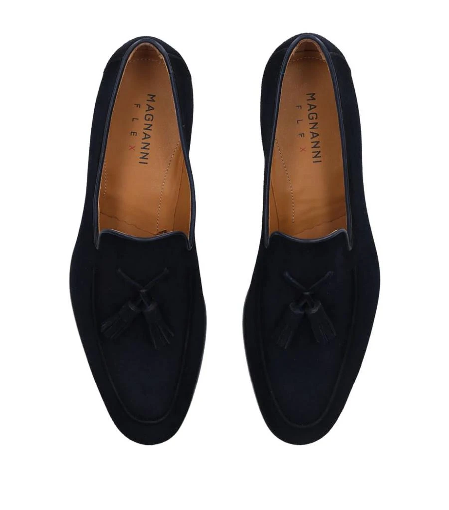 商品Magnanni|Suede Tassel Loafers,价格¥3072,第4张图片详细描述