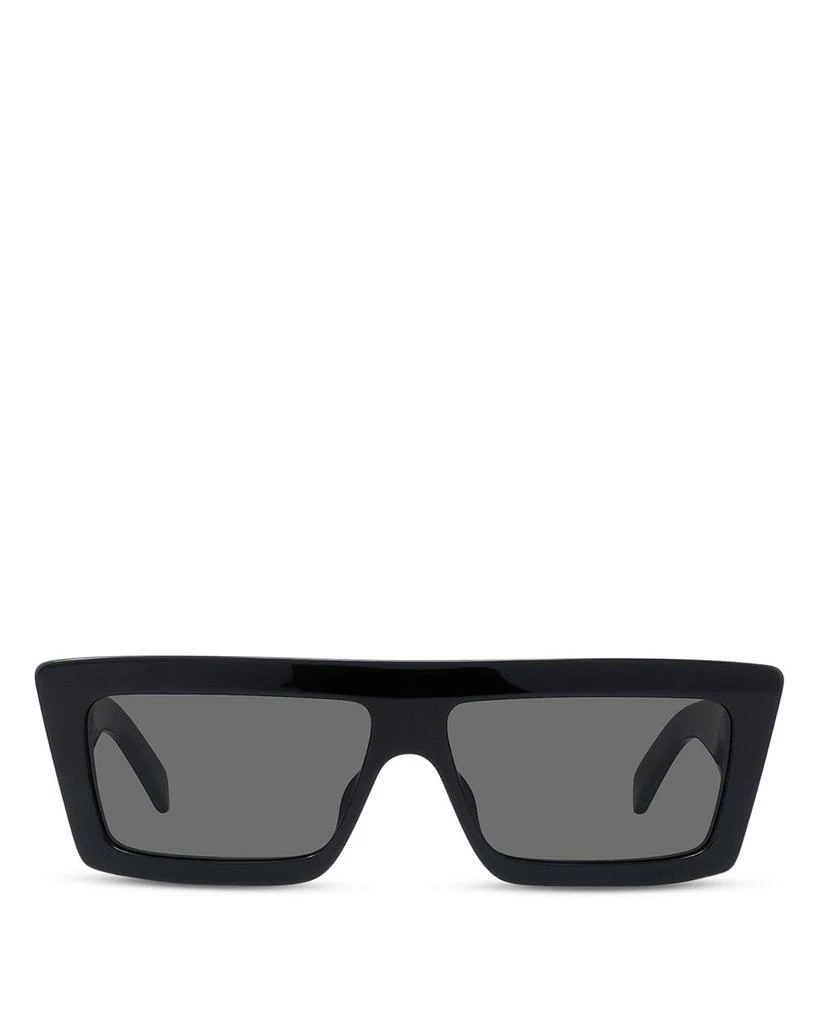 Monochroms Rectangular Sunglasses, 57mm 商品