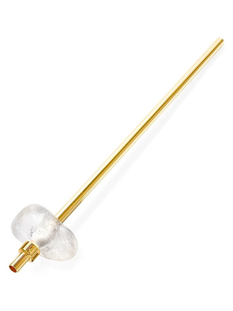 商品Gem-Water|Clear Quartz Stainless Steel Straw,价格¥254,第2张图片详细描述
