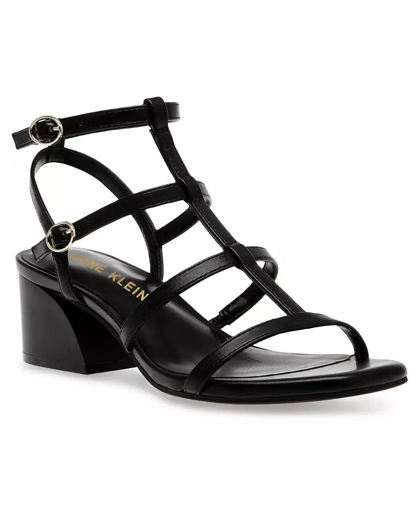 商品Anne Klein|Women's Mecca Block Heel Sandal,价格¥350,第1张图片