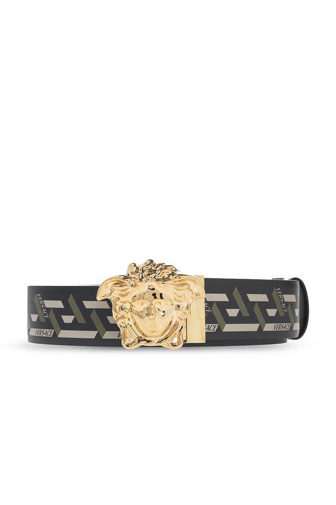 商品Versace|Versace La Medusa La Greca Print Belt,价格¥3191,第1张图片